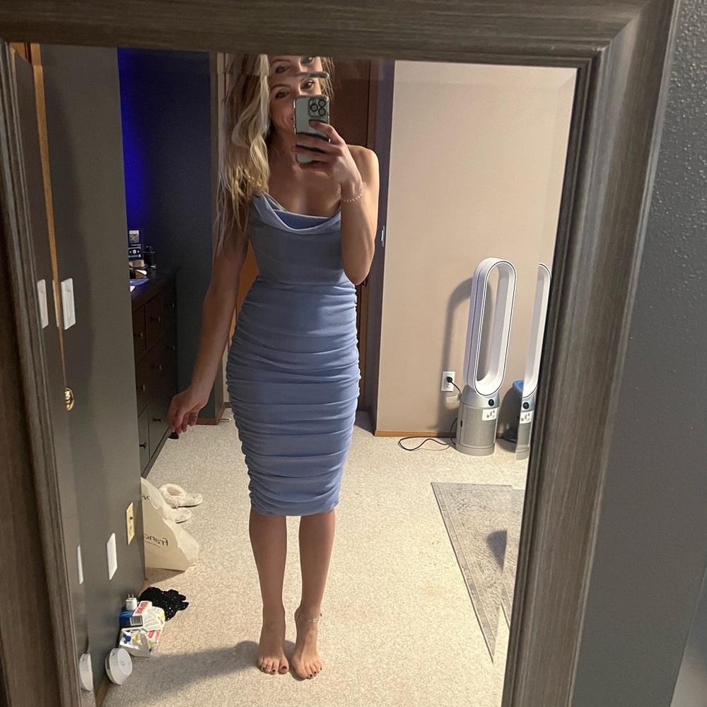 x REVOLVE India Midi Dress in Periwinkle - Picture 9 of 9